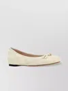 Valentino Garavani Woman Ballet Flats Cream Size 8 Leather