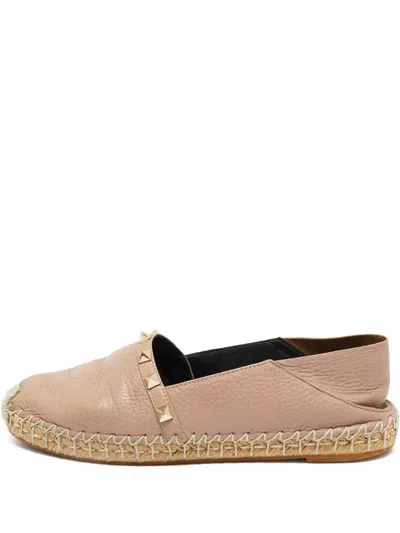 Pre-owned Valentino Garavani Leather Ballet Flats