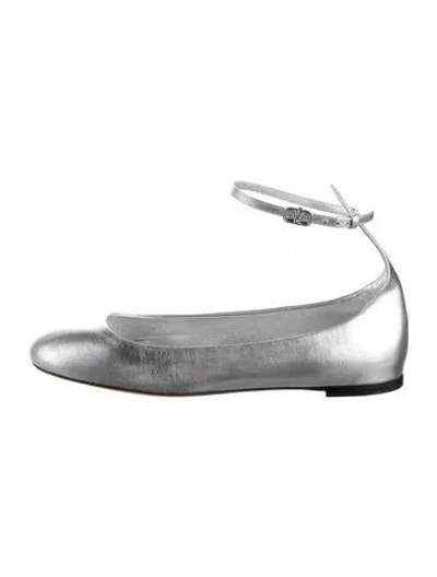 Pre-owned Valentino Garavani Leather Ballet Flats