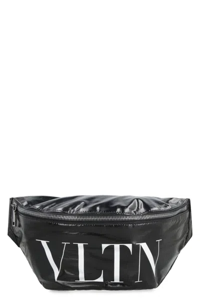 Valentino Garavani Leather Belt Bag In Black