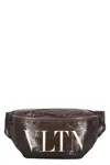 Valentino Leather Belt Bag In Brown