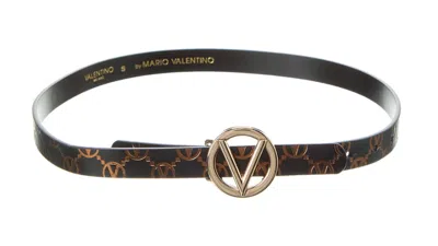 Pre-owned Valentino Garavani Valentino Leather Belt For Women Black Color