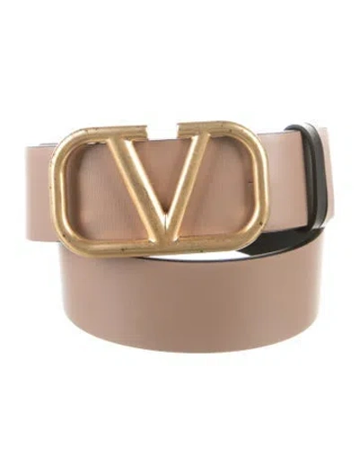 Pre-owned Valentino Garavani Leather Belt Kit