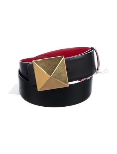 Pre-owned Valentino Garavani Leather Belt In Multi