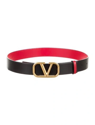 Pre-owned Valentino Garavani Leather Belt In Multi