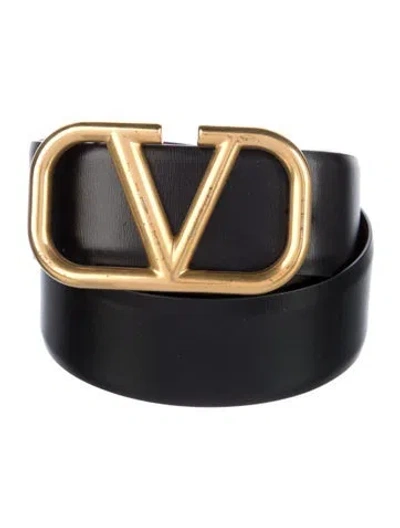 Pre-owned Valentino Garavani Leather Belt In Multi