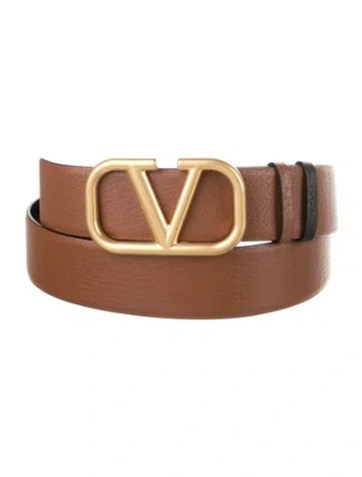 Pre-owned Valentino Garavani Leather Belt In Multi
