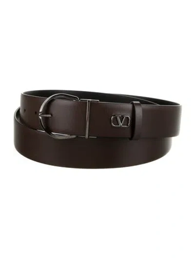 Pre-owned Valentino Garavani Leather Belt In Multi