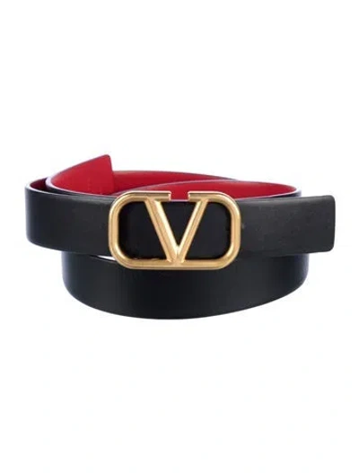 Pre-owned Valentino Garavani Leather Belt In Multi