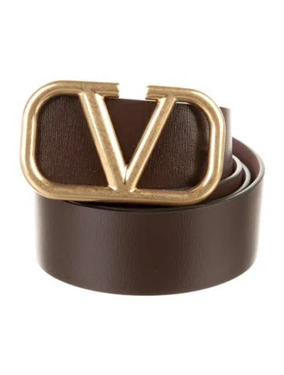 Pre-owned Valentino Garavani Leather Belt In Multi