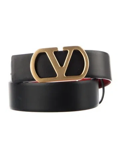 Pre-owned Valentino Garavani Leather Belt In Multi