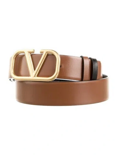 Pre-owned Valentino Garavani Leather Belt In Multi