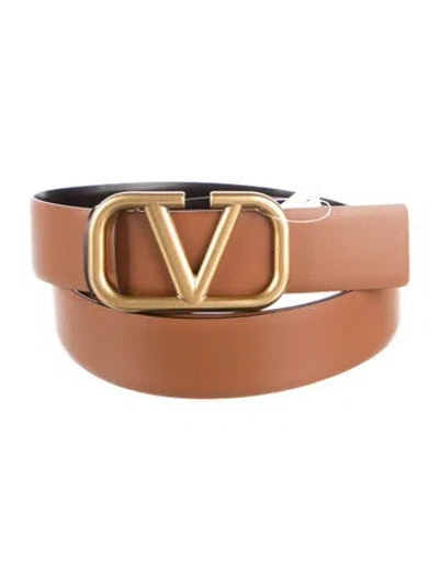 Pre-owned Valentino Garavani Leather Belt In Multi
