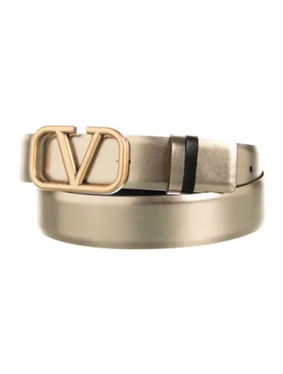 Pre-owned Valentino Garavani Leather Belt In Multi