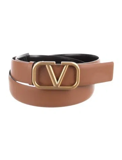 Pre-owned Valentino Garavani Leather Belt In Multi