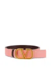 Valentino Leather Belt In Pink