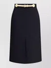 Valentino Garavani Women Skirt With Leather Details