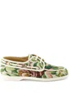 Valentino Garavani Klassische Segelschuhe In Multicolor/ivory