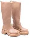 Valentino Leather Boot In Pink