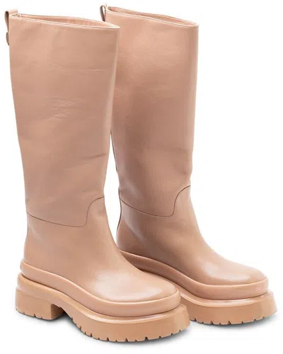 Valentino Garavani Valentino Leather Boot In Pink