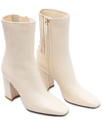Valentino Garavani Valentino Leather Bootie In White