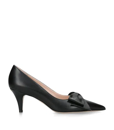 VALENTINO GARAVANI LEATHER BOWOW PUMPS 65