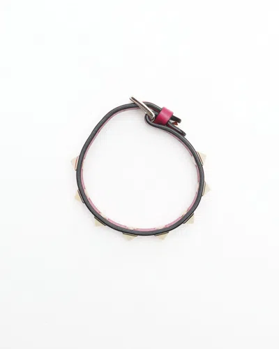 Valentino Garavani Valentino Leather Bracelet
