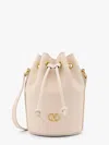 Valentino Ivory Leather Bucket Bag