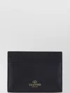 Valentino Leather Card Case Featuring Rockstud Detailing
