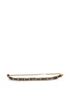 Valentino Leather Chain-link Belt In Gold