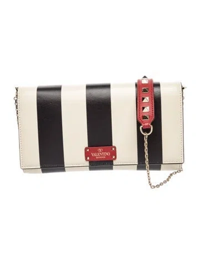 Pre-owned Valentino Garavani Leather Clutch In Multi