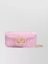 Valentino Leather Clutch Strap Chain-link