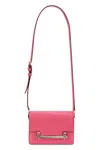 Valentino Leather Crossbody Bag In Pink