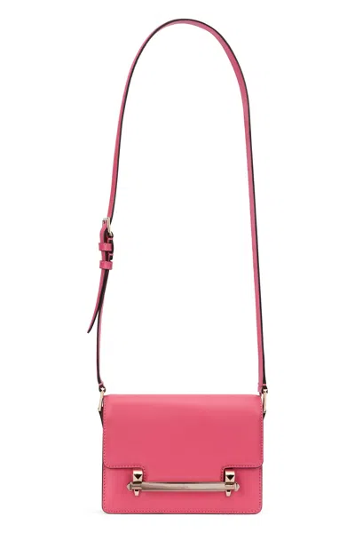 Valentino Garavani Leather Crossbody Bag In Pink