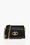 Valentino Leather Crossbody Bag With Logoed Buckle