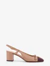Valentino With Heel Rose Cannelle-dark Garnet In Neutral