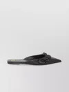 Valentino Garavani Women Flat Mules In Leather In Black
