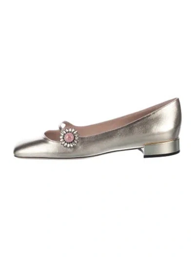 Pre-owned Valentino Garavani Leather Flats