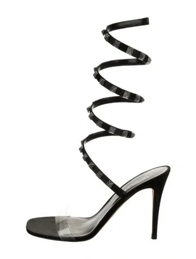 Pre-owned Valentino Garavani Leather Gladiator Sandals In Multi