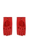 Valentino Perforated Leather Gloves