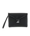 Valentino Leather Handbag In Black