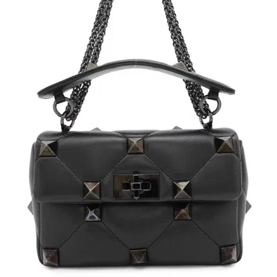 Pre-owned Valentino Garavani Leather Handbag () In Black