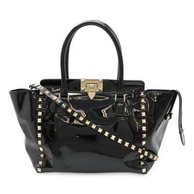 Pre-owned Valentino Garavani Leather Handbag () In Black