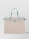 Valentino Women's Two-tone Canvas Antibes Shopping Bag | 6w2b0r19jse Color R2k