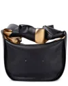Valentino Leather Hobo Bag In Black