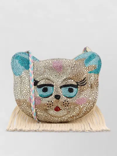 Valentino Garavani Leather Le Chat De La Maison Shoulder Bag