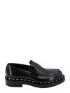 Valentino Leather Penny Loafers
