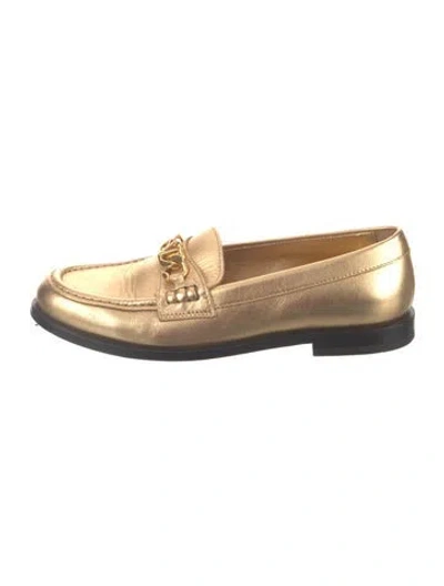 Pre-owned Valentino Garavani Leather Loafers