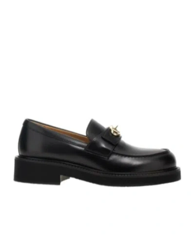 VALENTINO GARAVANI VALENTINO LOGO PLAQUE SLIP-ON LOAFERS