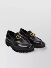 Valentino Garavani Mocassino Vlogo Signature In Black
